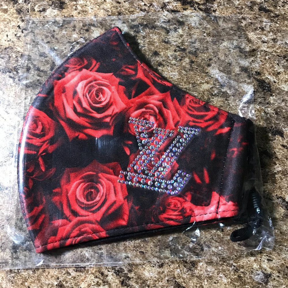 Red Rose Face Mask